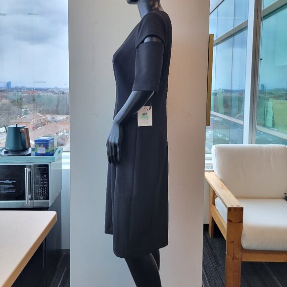 Calvin Klein Womens Cold Shoulders Sheath Dress - Picture 3 of 8